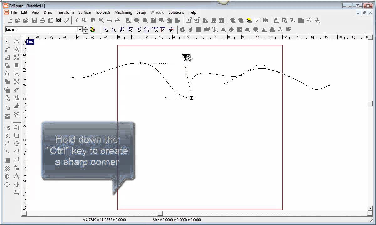 drawing with bezier curves